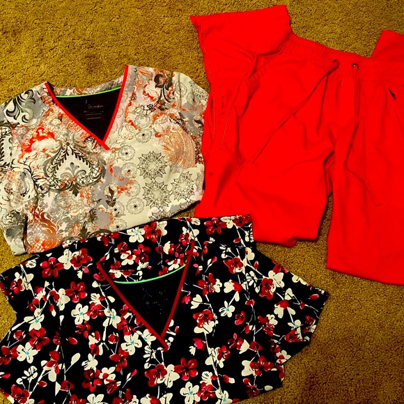 Healing hands Scrub Set - Picture 1 of 5